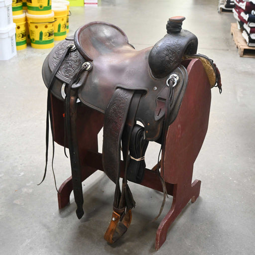 15" USED TESKEY'S RANCH SADDLE Saddles - Used Teskey's Saddlery