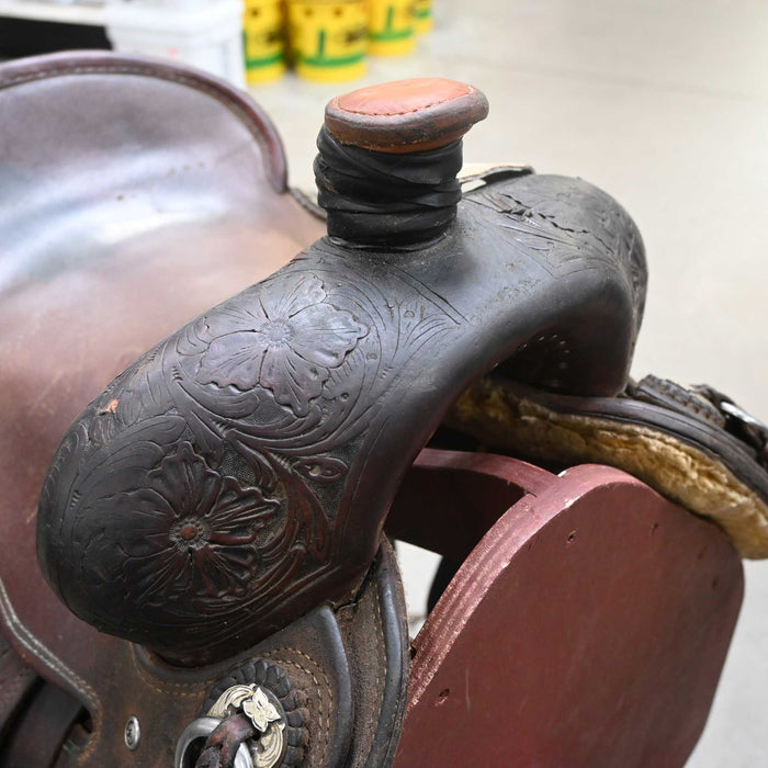 15" USED TESKEY'S RANCH SADDLE Saddles - Used Teskey's Saddlery