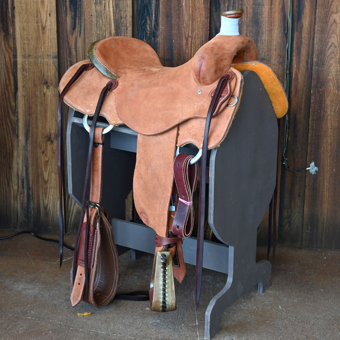16.5" TESKEY'S STRIP DOWN RANCH SADDLE