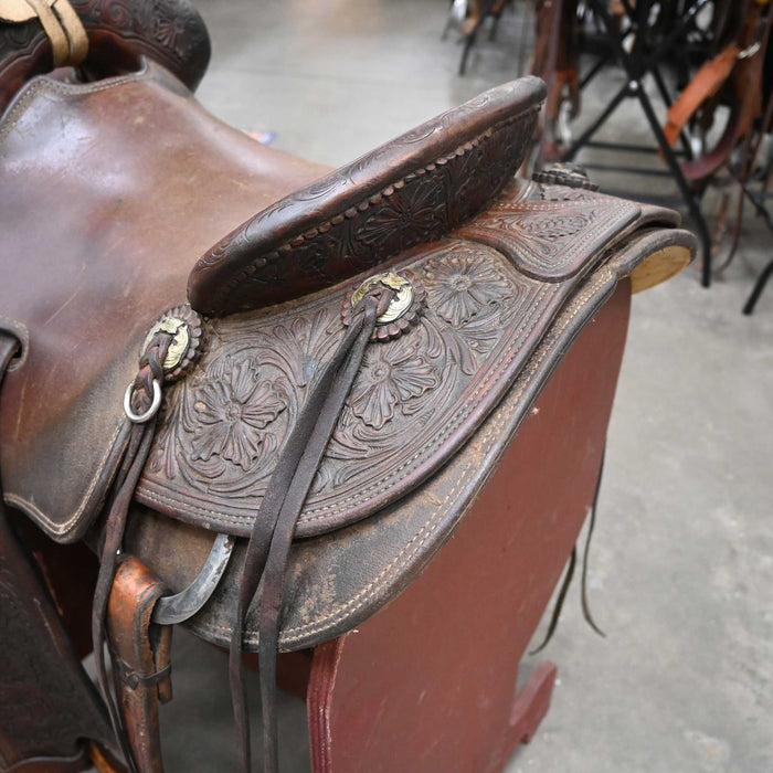 15" USED TESKEY'S RANCH SADDLE Saddles - Used Teskey's Saddlery