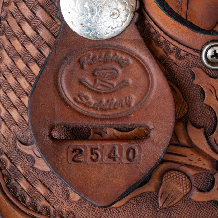 15.5" USED ROCKIN R TEAM ROPING Saddles - Used Rockin R Saddlery