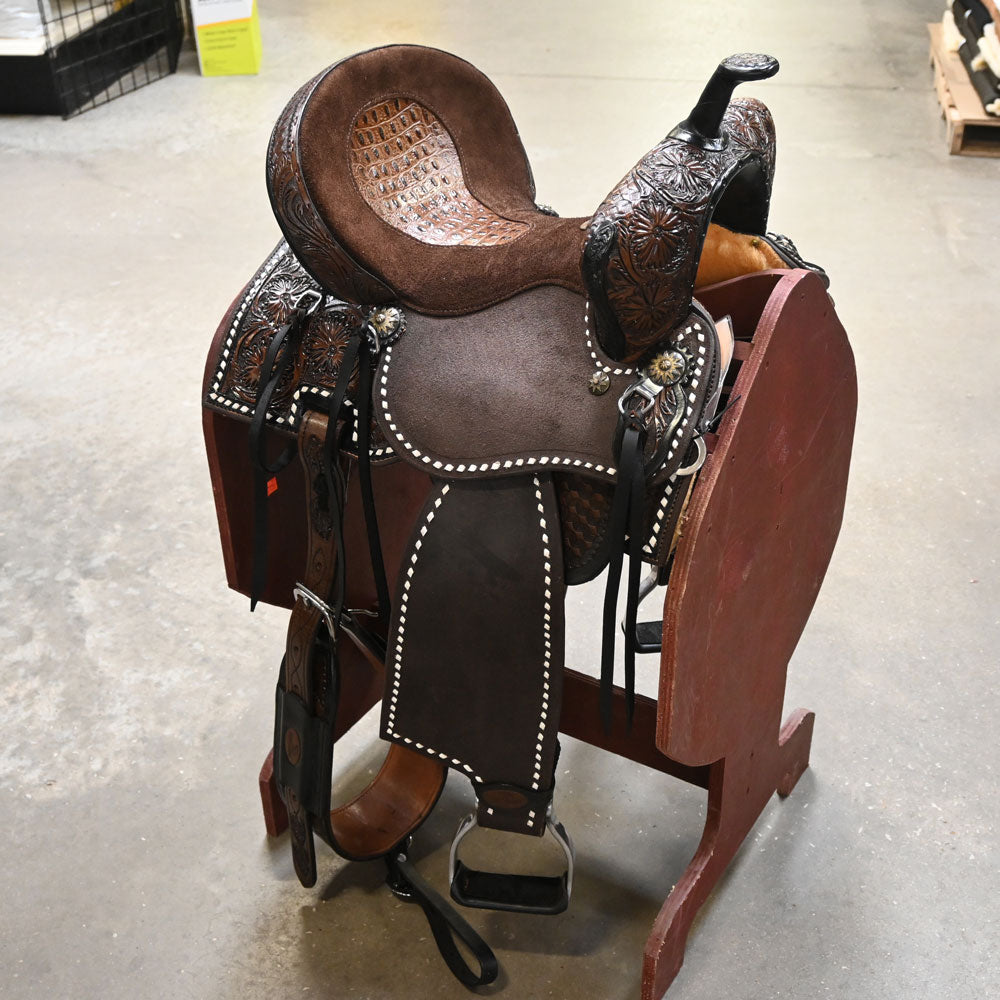 13.5" SEVEN PLATINUM BARREL SADDLE Saddles Seven Saddle