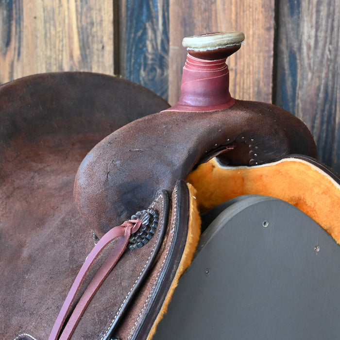 14" TESKEY'S TEAM ROPING SADDLE