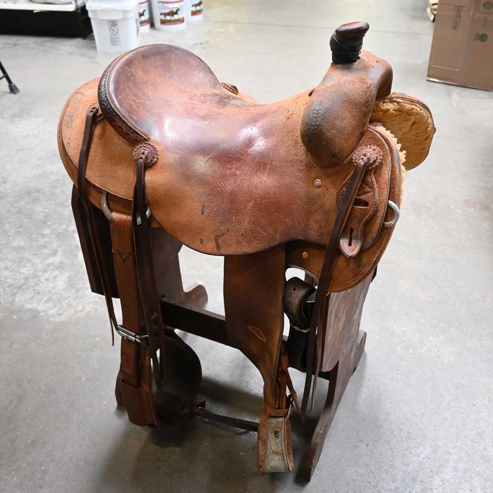 16.5" USED LUKE LANE RANCH SADDLE Saddles Luke Lane   