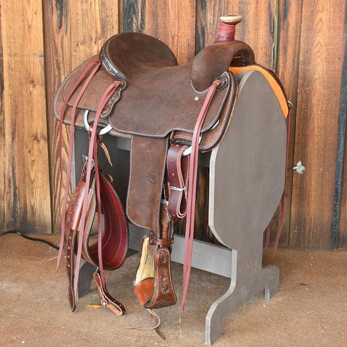 14.5" TESKEY'S TEAM ROPING SADDLE