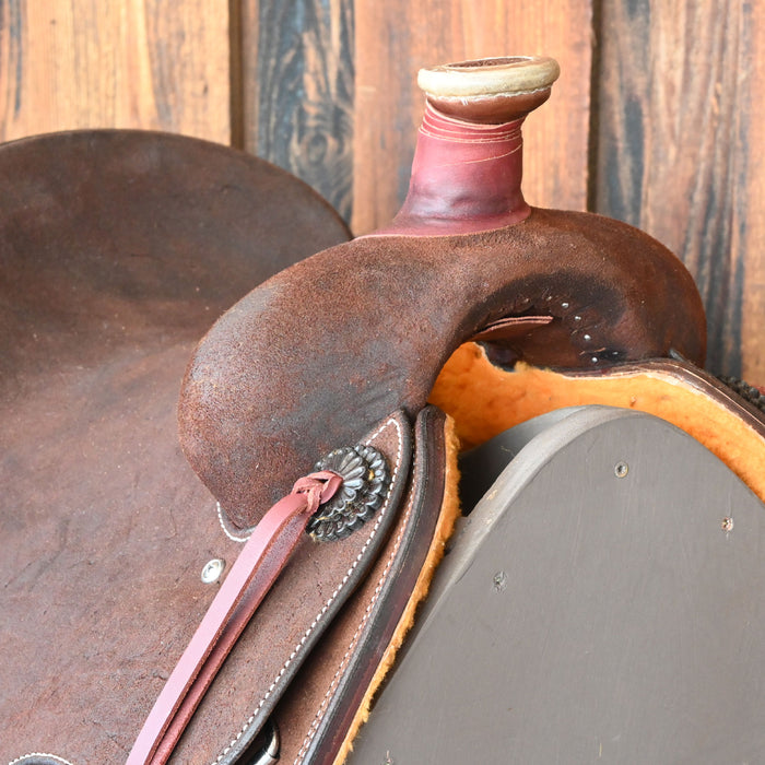 14.5" TESKEY'S TEAM ROPING SADDLE