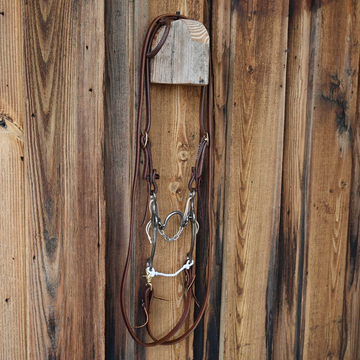 Josh Ownbey Ported Chain Bridle Rig w/All New Leather Tack - Rigs Josh Ownbey Cowboy Line