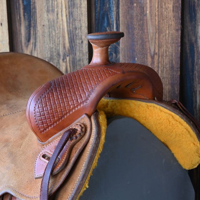 15.5" USED CRAIG LEWIS RANCH SADDLE Saddles - Used Craig Lewis
