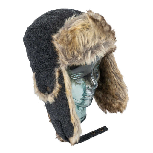 Pendleton Trapper Hat - Charcoal HATS - CASUAL HATS Pendleton