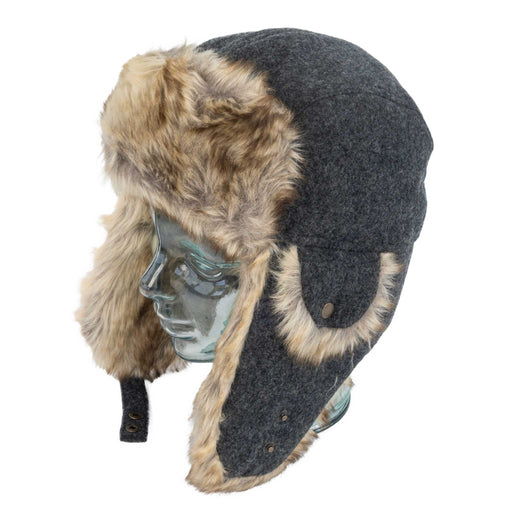Pendleton Trapper Hat - Charcoal HATS - CASUAL HATS Pendleton