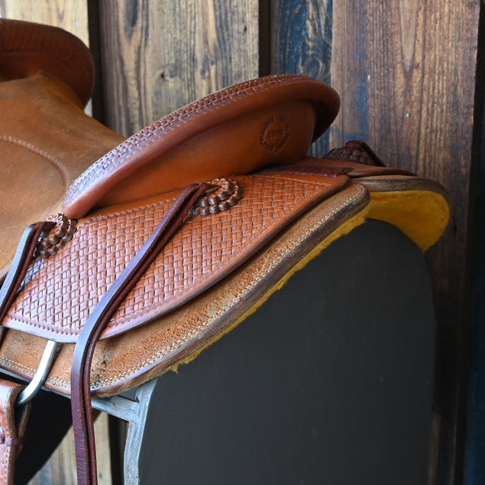 15.5" USED CRAIG LEWIS RANCH SADDLE Saddles - Used Craig Lewis
