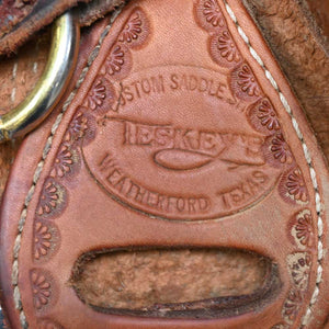 16" USED TESKEY'S STRIP DOWN RANCH SADDLE