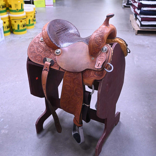14" USED COATS BARREL SADDLE Saddles - Used Coats Saddlery