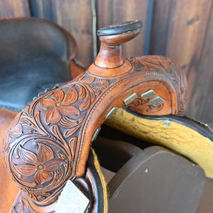 16.5" USED EQUINE OASIS REINING SADDLE