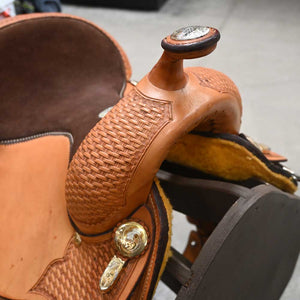 12" USED BILLY COOK BARREL SADDLE Saddles - Used Billy Cook