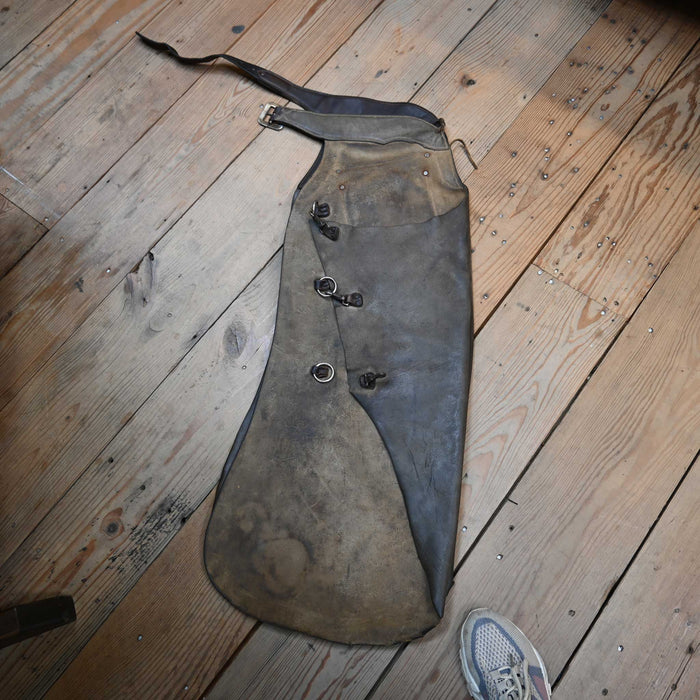 Vintage Batwing Chaps with Cool Heart Brand Tack - Chaps & Chinks MISC