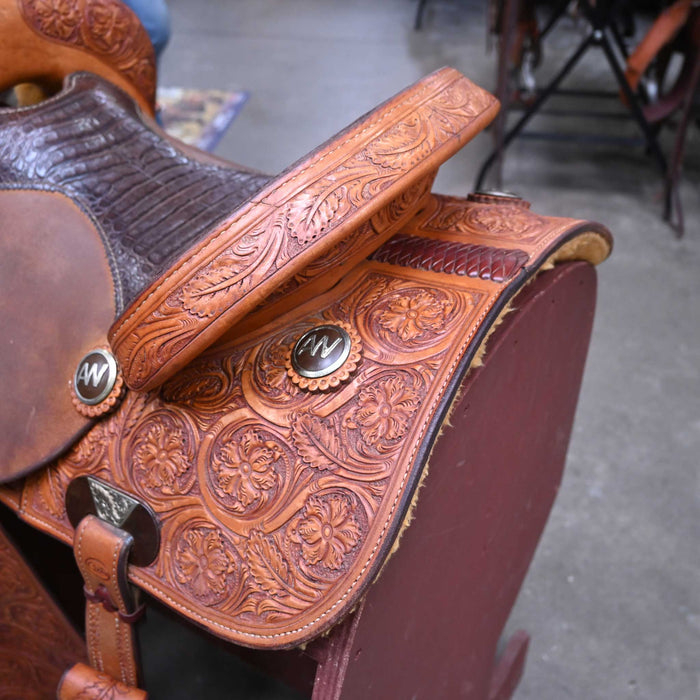 14" USED COATS BARREL SADDLE Saddles - Used Coats Saddlery