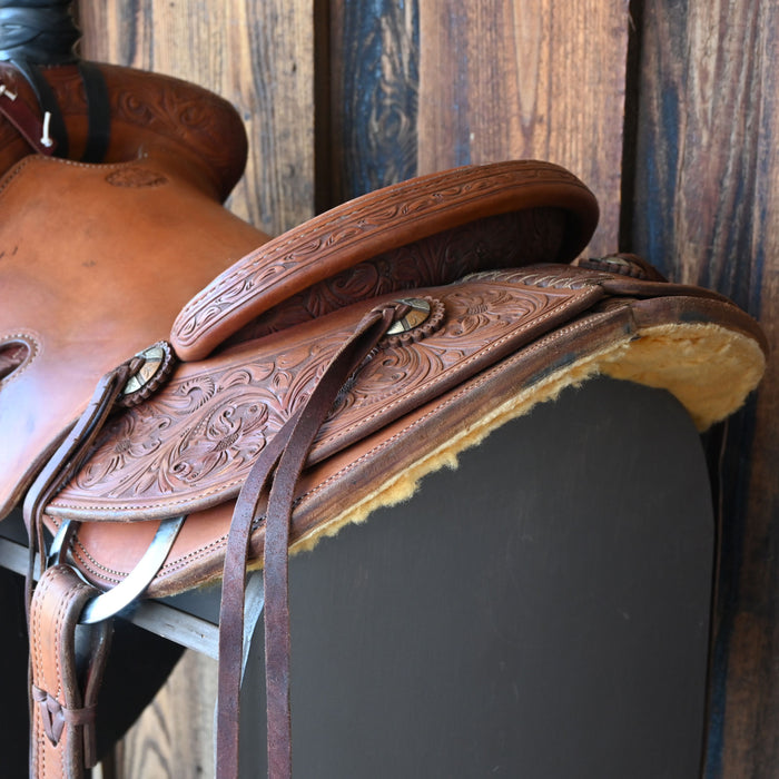 15.5" USED LUKE LANE RANCH SADDLE Saddles - Used Luke Lane