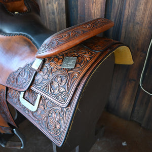 16.5" USED EQUINE OASIS REINING SADDLE