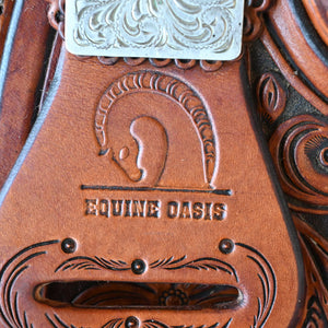 16.5" USED EQUINE OASIS REINING SADDLE