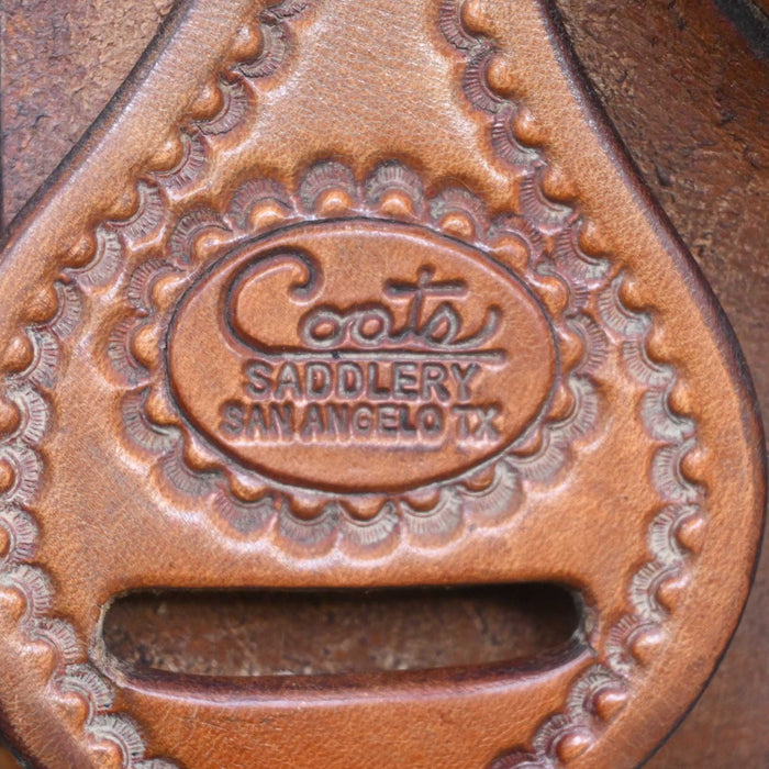 14" USED COATS BARREL SADDLE Saddles - Used Coats Saddlery
