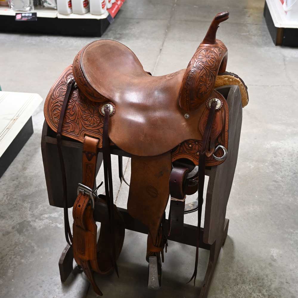 14" USED JEFF SMITH MARY WALKER BARREL SADDLE