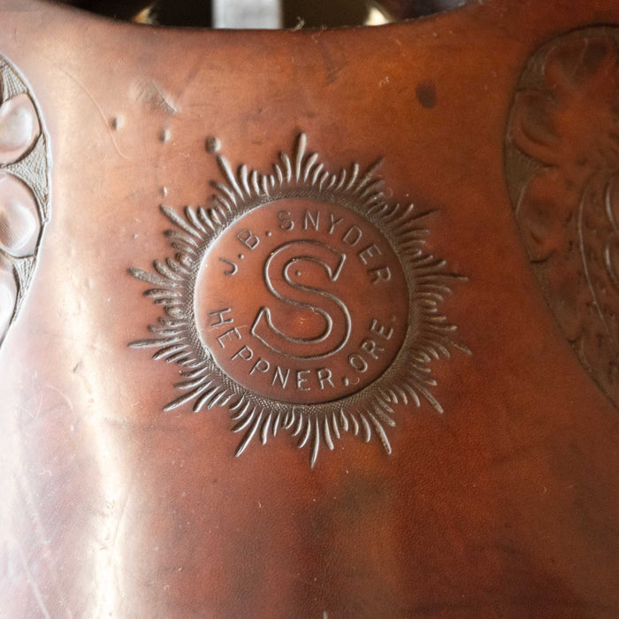 Antique J.B Snyder saddle