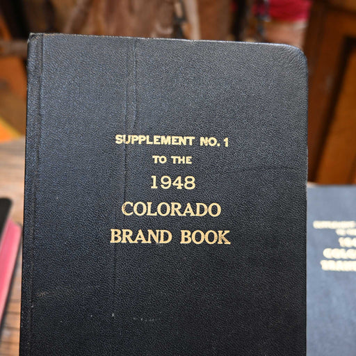 Vintage 1948 Colorado Brand Book + two Supplement Books No. 1 and No. 2 Collectibles Vintage