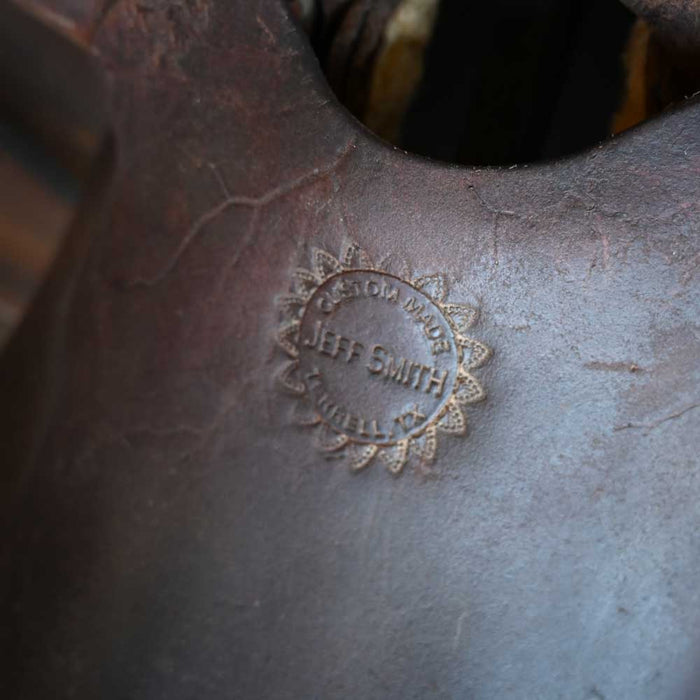 16" USED JEFF SMITH COWBOY SADDLE Saddles - Used Jeff Smith
