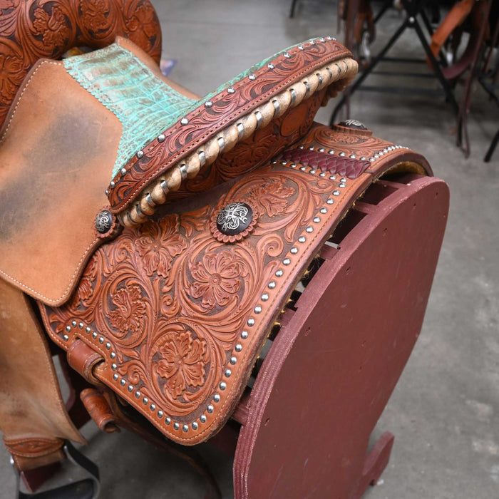 12.5" USED TOD SLONE BARREL SADDLE Saddles - Used Tod Slone