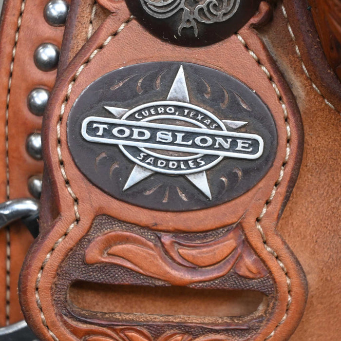 12.5" USED TOD SLONE BARREL SADDLE Saddles - Used Tod Slone