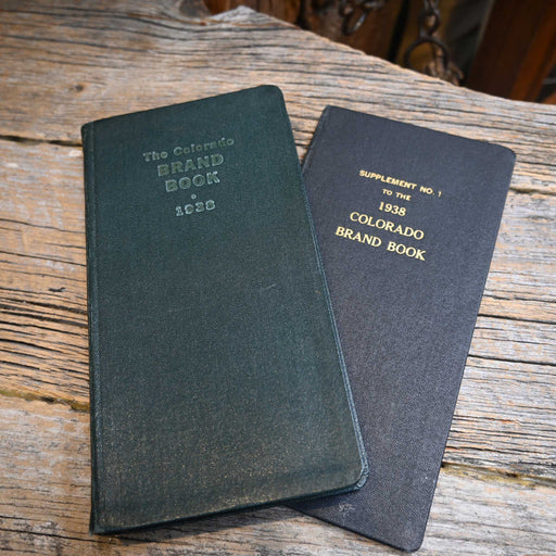 Vintage 1938 Colorado Brand Book + one Supplement Book Collectibles Vintage