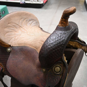 14" USED D.W BARNES BARREL SADDLE