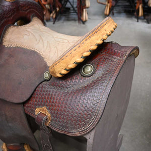 14" USED D.W BARNES BARREL SADDLE