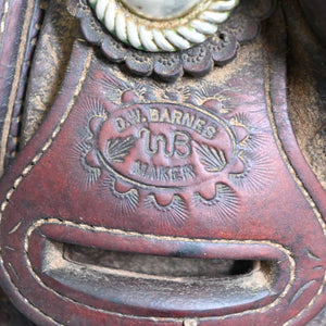 14" USED D.W BARNES BARREL SADDLE