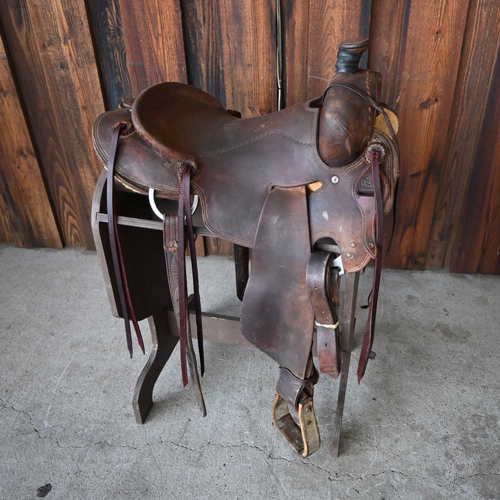 16" USED COWPUNCHER RANCH SADDLE Saddles Cowpuncher   
