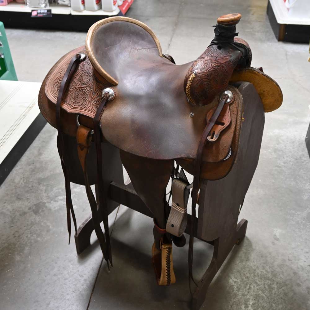 15.5" USED TESKEY'S RANCH SADDLE Saddles TESKEY'S SADDLERY LLC   