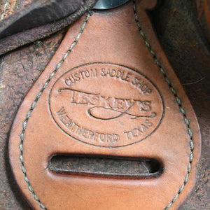 15.5" USED TESKEY'S RANCH SADDLE