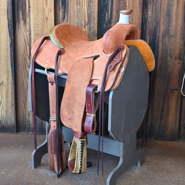 15" TESKEY'S STRIP DOWN RANCH SADDLE