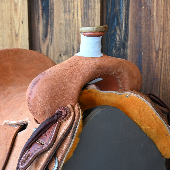 15" TESKEY'S STRIP DOWN RANCH SADDLE