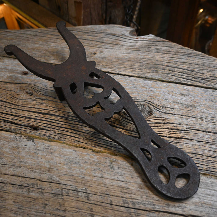 Antique Cast Iron Boot Jack w/Heart
