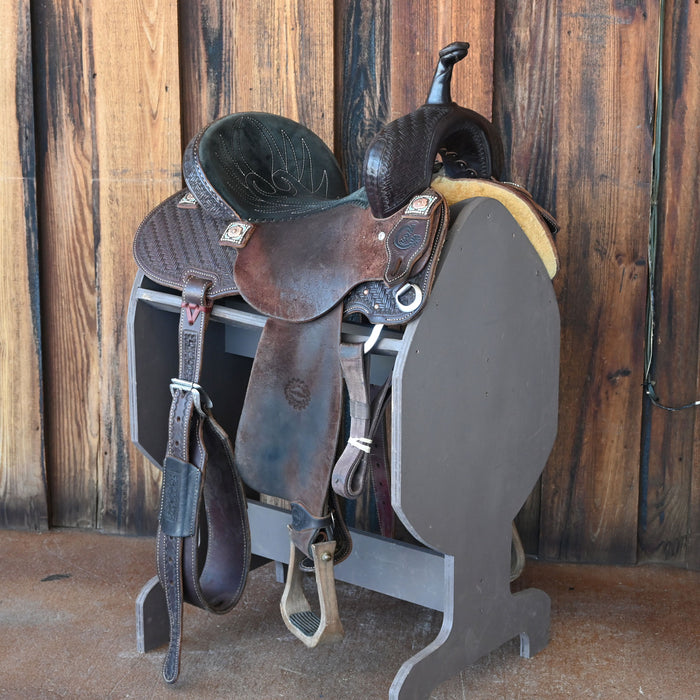 14" USED JEFF SMITH C3 BARREL SADDLE