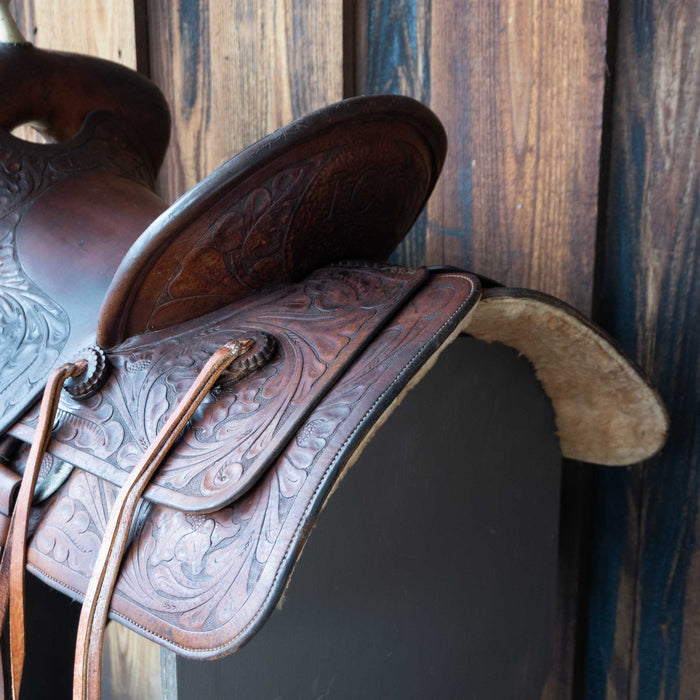 Antique Bud Dolcater Saddle