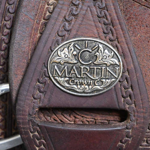 13.5" USED MARTIN CROWN C BARREL SADDLE