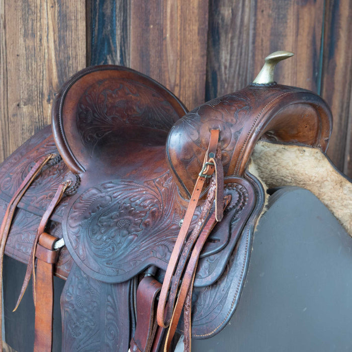 Antique Bud Dolcater Saddle