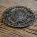 Solid Sterling Silver Buckle W/1884 Silver Coin by Kenny McNeilly Collectibles Kenny McNeilly