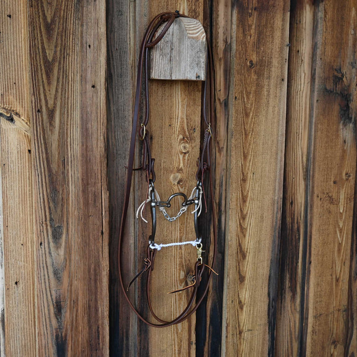 Kerry Kelley N75 Ported Chain Bridle Rig w/All New Leather Tack - Rigs Kerry Kelley