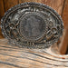 Solid Sterling Silver Buckle W/1884 Silver Coin by Kenny McNeilly Collectibles Kenny McNeilly