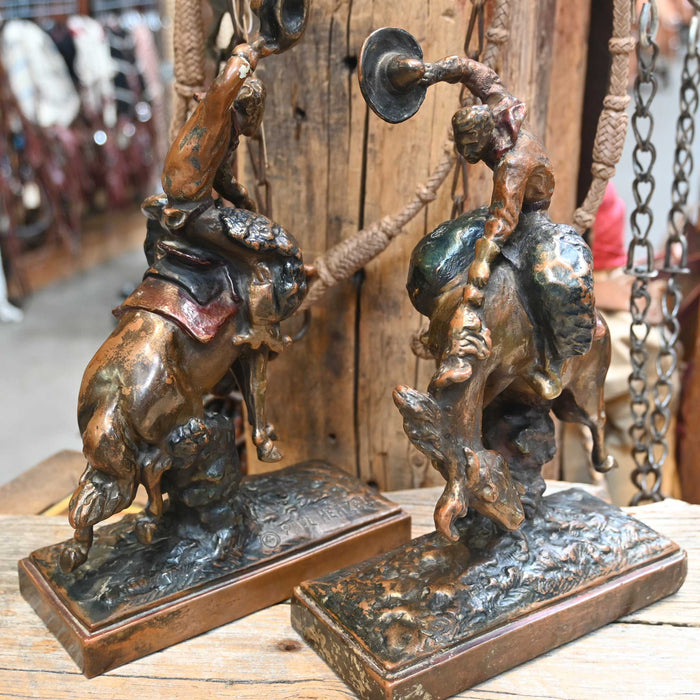Fantastic Set of 2 Paul Hertzel Bookends