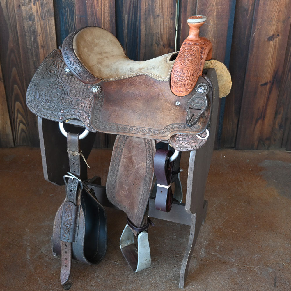 15" USED TESKEY'S ALL AROUND SADDLE Saddles - Used Teskey's Saddlery